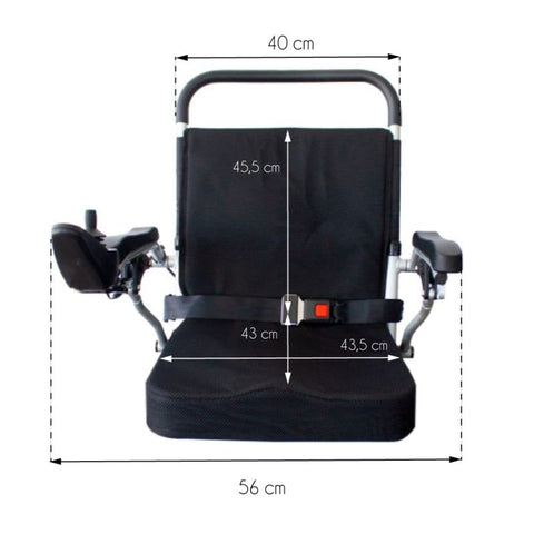 Silla de ruedas eléctrica plegable Troya